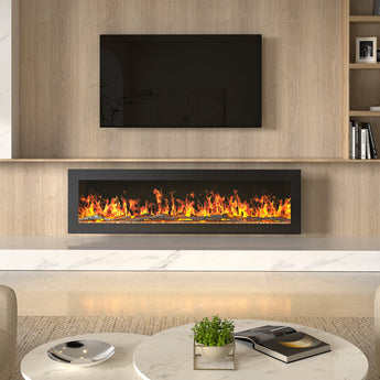 50/60 Inch Wall Mounted/Freestanding Electric Fireplace