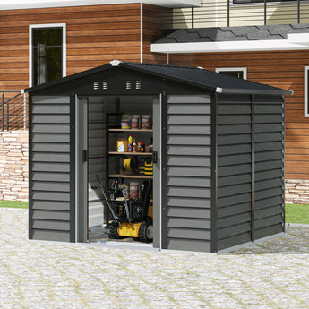 7x8FT Outdoor Garden Storage Shed