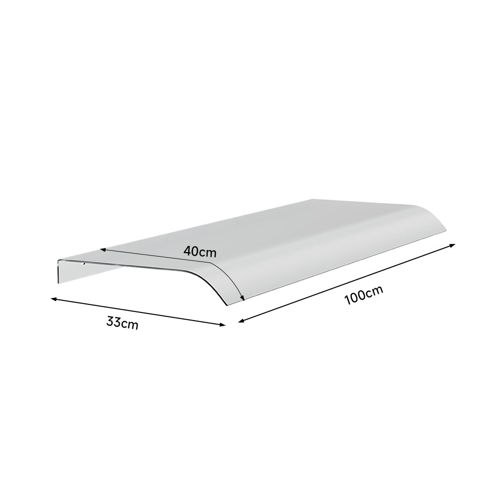 33CM Depth PET Frosted Rain Shelter