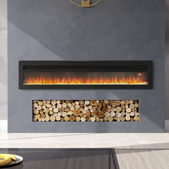 60 Inch Wall Mounted/Freestanding Electric Fireplace