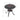 Black Cast Aluminum Round Patio Dining Table with Umbrella Hole Garden Dining Tables Living and Home 