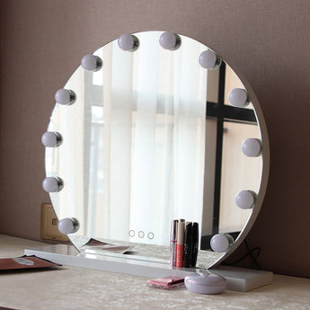 Frameless Hollywood Makeup Vanity Mirror with LED Lights