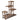 Rustic Large Multi-Tiered Wooden Plant Stand