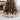 Wooden Christmas Tree Picket Fence for Family Holiday Decoration