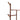 Brown bamboo clothes rack stand frame with side hooks and vertical support bars