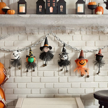 6Pcs Cute Halloween Hanging Decoration Set
