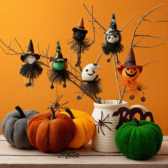 6Pcs Cute Halloween Hanging Decoration Set