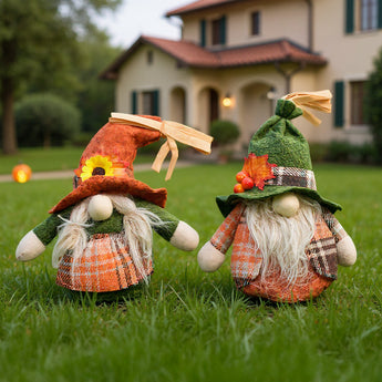 2 Pack Faceless Gnomes Holiday Home Decoration