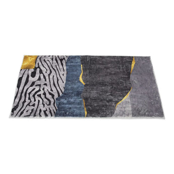 Modern Abstract Faux Cashmere Indoor Area Rug Rugs Living and Home 100cm W x 180cm L 