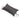 Dark gray throw pillow with tied fabric strings for outdoor egg chair swing