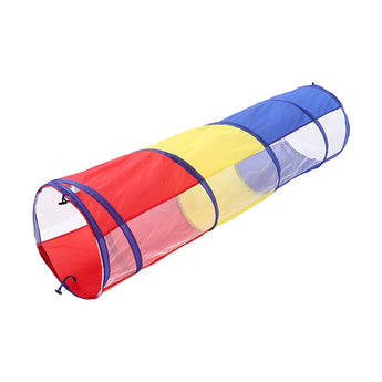 6FT Crawl Play Tunnel Pop-up Tunnel for Kids Multicoloured Living and Home 