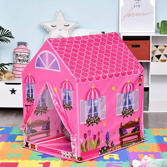 Girls Play Tent Pink Princess Castle Portable Playhouse