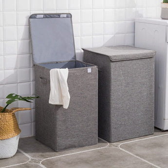 Foldable Home Laundry Baskets Laundry Hamper with Lid Laundry Baskets Living and Home 