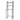 Black 3-tier over-toilet rack frame with curved sides and legs