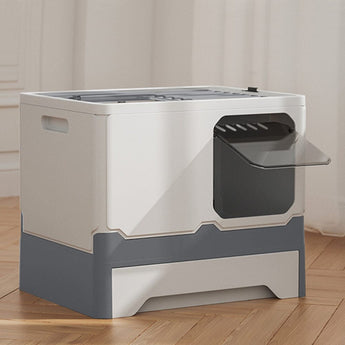 Anti Splash Enclosed Cat Litter Box Living and Home 