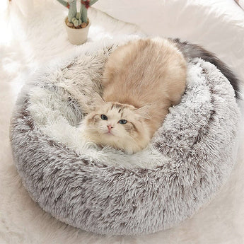 Soft Plush Pet Bed for Cats and Dogs Living and Home 