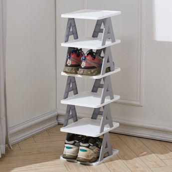 Household Entryway Shoe Rack Multi-Layer Small Simple Shoe Cabinet Living and Home 