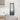 Black wall towel rack with hooks and two towel bars for folded towels