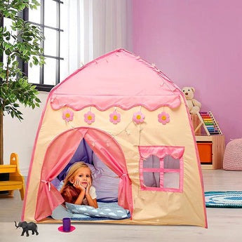 Dreamy Pink Castle Play Tent Living and Home 