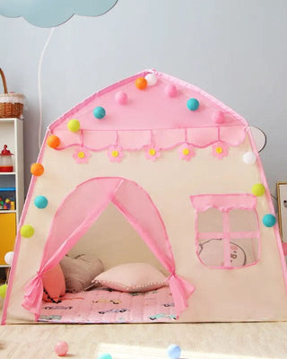 Dreamy Pink Castle Play Tent Living and Home 