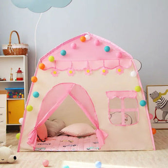 Dreamy Pink Castle Play Tent Living and Home 