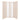6-Panel Solid Wood Room Divider Folding Screen