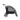 Grey pet stroller with large mesh front window and four caster wheels
