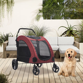 Pets Mood Collapsible Pet Stroller for Cats and Dogs Living and Home 