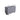 4-Fold Metal Sponge Folding Bed dimensions view: folded gray mattress with caster feet