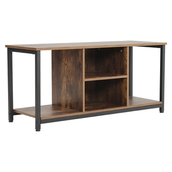 Industrial Wooden Free Standing TV Stand for TVs Up to 50 Inch for Living Room End Tables Living and Home 