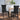 Leather Upholstered High Backrest Dining Chairs Set of 2