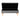 Black velvet storage bench with hinged lid open, showing empty interior