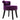 Velvet Dark Purple Dressing Stool Makeup Chair Bedroom Seat