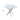 Square glass-top table with chrome metal cross legs, 55cm