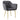 Stylish Gray Dining Chair with Gold Spray-Painted Legs and Velvet Upholstery Living and Home 