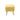 Linen upholstered footstool with button-tufted top and light wood legs, yellow-beige.