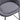 Grey Round Backrest Chair with Metal Legs Living and Home 