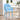Vibrant Blue Plastic Chair, Set of Four, Durable and Lightweight Living and Home