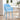 Vibrant Blue Plastic Chair, Set of Four, Durable and Lightweight Living and Home 