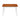 Rectangular wooden dining table with warm brown tabletop and white legs