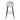 Faux Fur Upholstered Bar Stools Set of 2