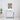 White dressing table with LED vanity mirror and scalloped apron