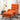 Frosted Velvet Recliner Armchair with  Footstool