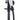 Black shower mixer controls with handheld outlet and coiled hose