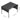 Abmessungen Outdoor-Pergola Überdachung 4m x 3m, schwarzes Dach und Seitenwände