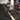 Engine Stand mit montiertem Motor, schwarzer Rahmen mit vier Rollen