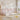 White kids house bed frame with roof and tall guard rails, slatted mattress base