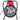 Red electric forced air patio heater with front mesh guard and top controls