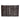 Brown wicker foldable bin storage screen with two upright panels, front view
