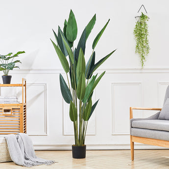 160cm H Artificial Bird of Paradise Plant Fake Tropical Tree